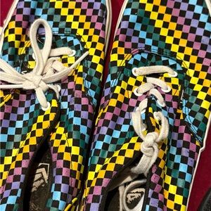 Vans Multicolor Checkered Sneakers
